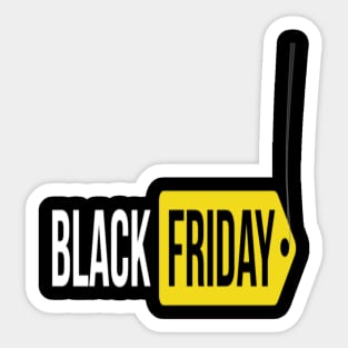 Black friday t-shirts Sticker